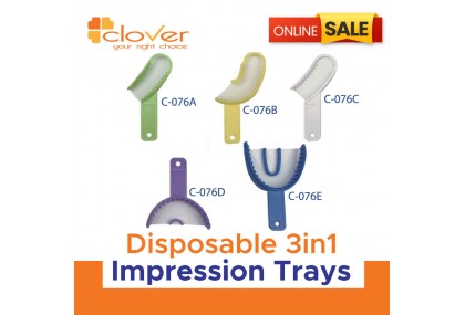 Disposable 3-in-1 Impression Trays